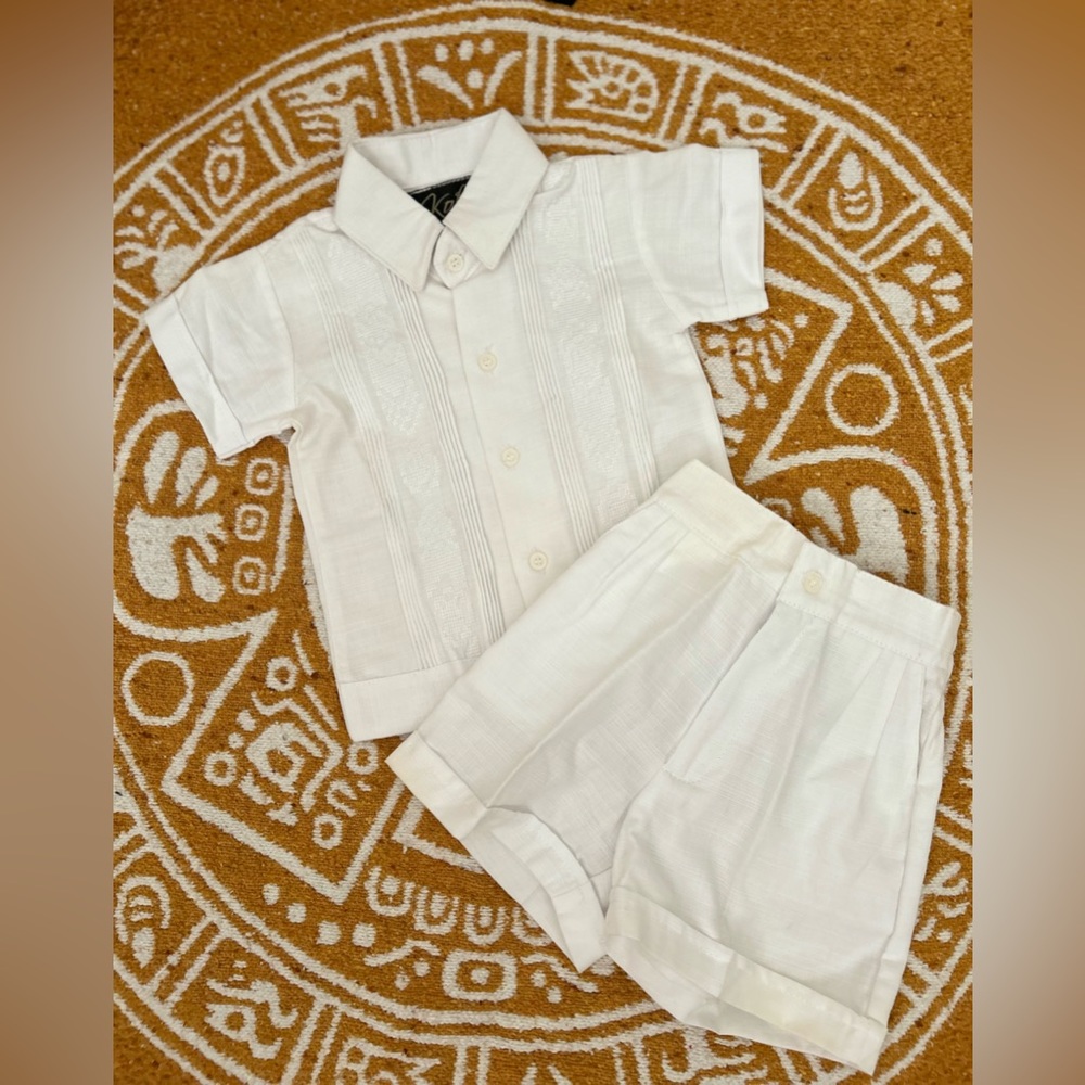 Guayabera baby outfit